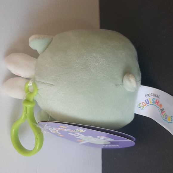Squishmallows Miley Llama Clip-On Green 3.5" Bunny Ears Plush Stuffed Animal Toy - Picture 4 of 11